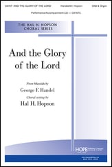 And the Glory of the Lord SAB choral sheet music cover